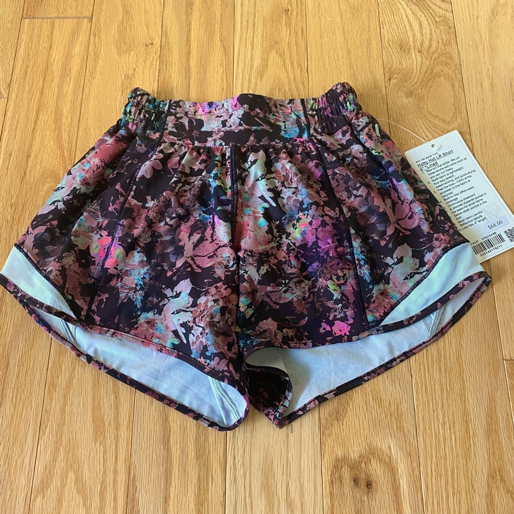 Brand new Lululemon Hotty Hot 4” shorts with tags!